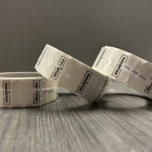 Clear Stickers with Logo (Roll of 500)